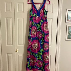 Lily Pulitzer Silk Maxi dress. Size 8. NWT